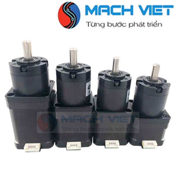 Động cơ bước giảm tốc hành tinh size 42 NEMA17 tỉ số 3969/289(1:14) và 57/11(1:5)