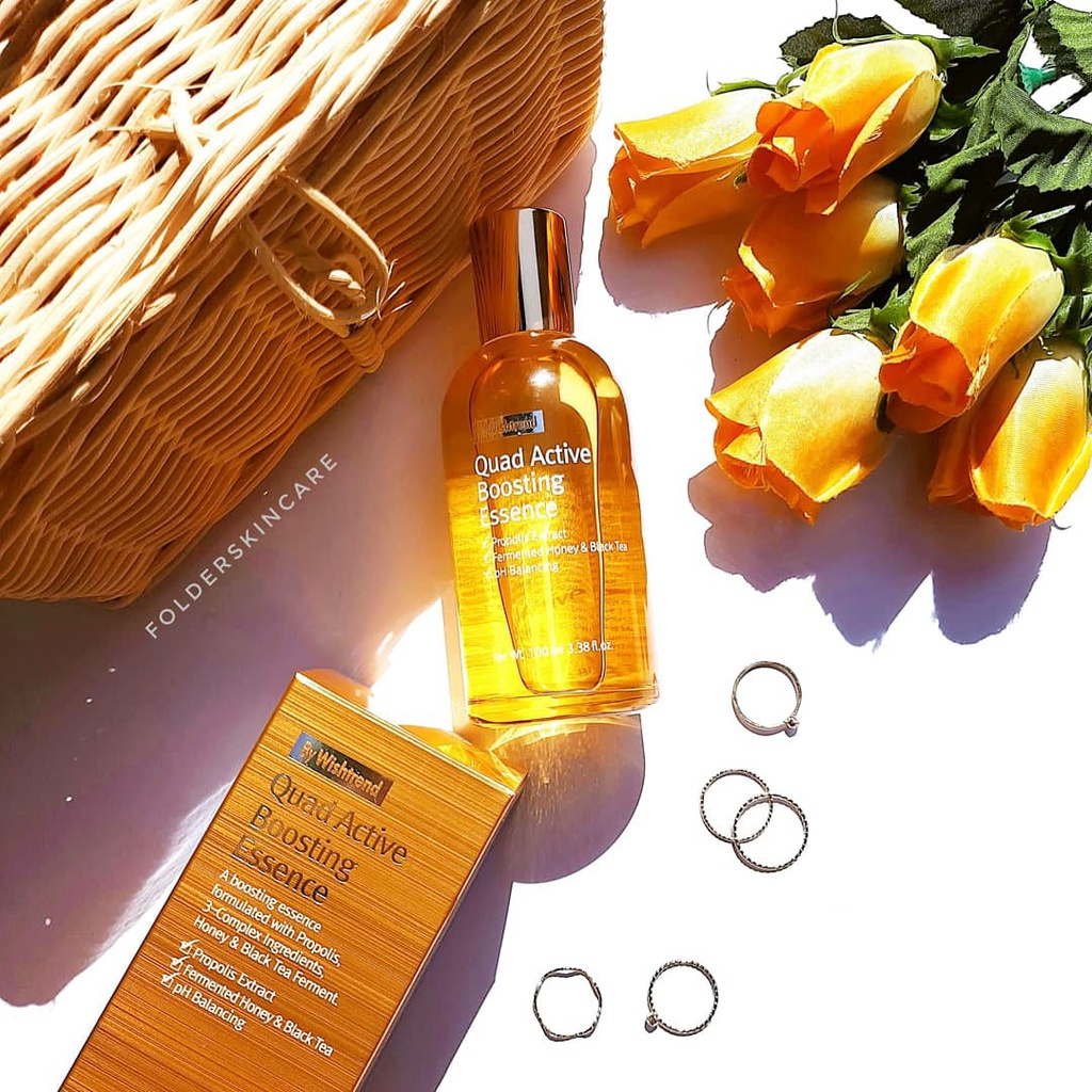 DATE 2025 Tinh Chất Dưỡng Da By Wishtrend Quad Active Boosting Essence 100ml