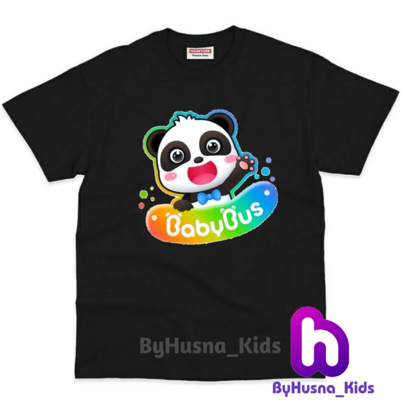 Áo thun cho bé trai và bé gái in hình hoạt hình BABYBUS dễ thương, chất liệu cotton mềm mịn thoáng mát NTShirt 04