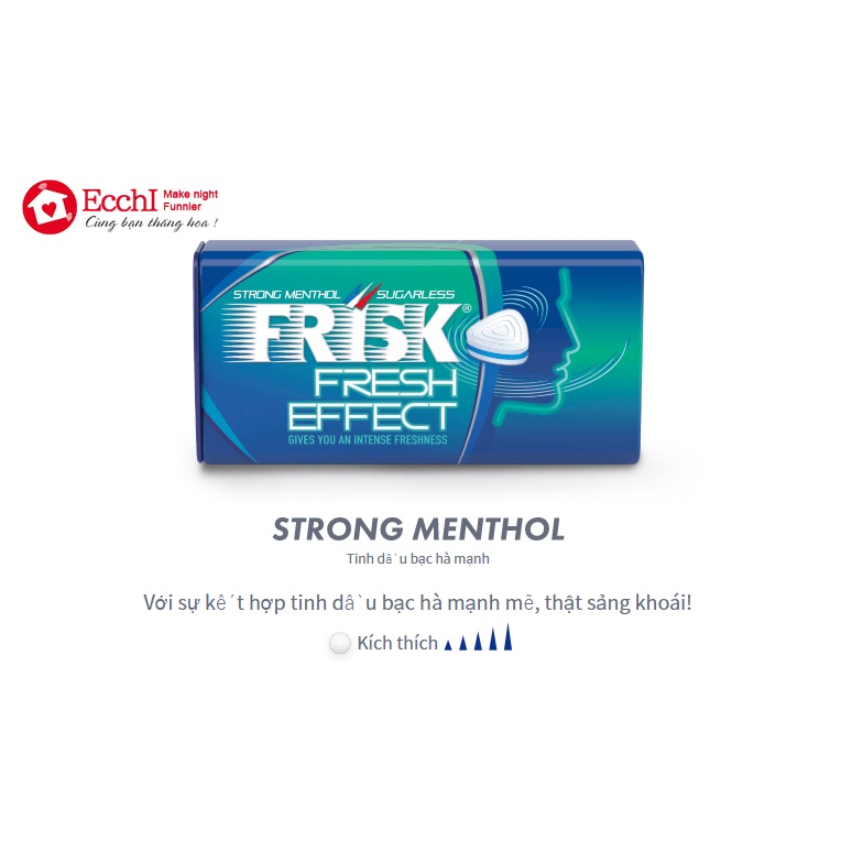 Kẹo ngậm bạc hà Strong mint Nhật Bản (hộp 50 viên) date t6 2022
