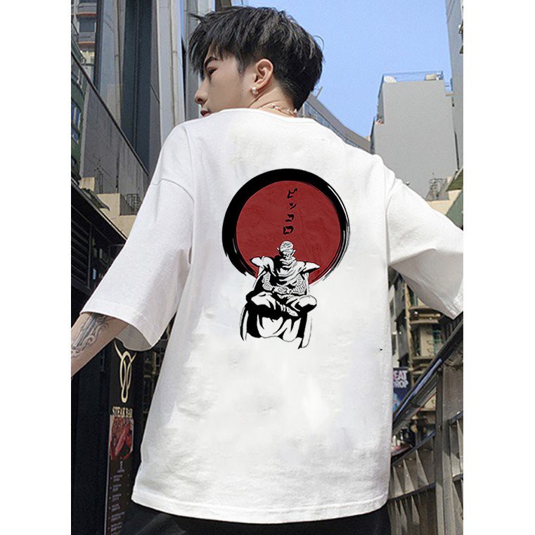 Áo thun unisex form rộng Goku phong cách  Nhật Bản vải dày mịn 2020T2406