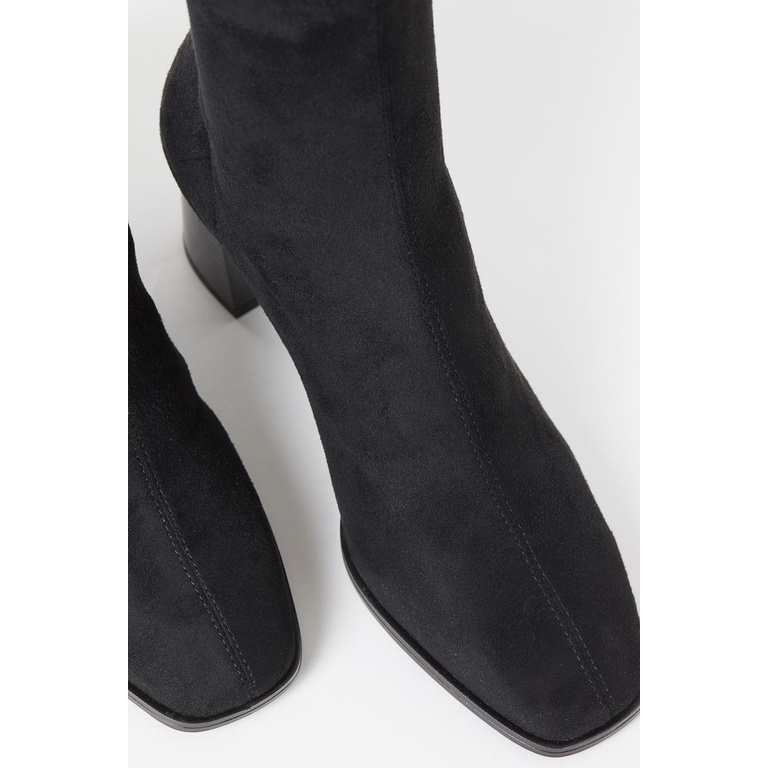 Boot vải mềm HM cao 6cm đi êm - Không mỏi chân