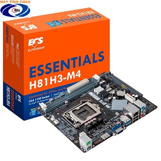Mainboard ECS H81H3-M4 (Chipset Intel H81/ Socket SK1150/ VGA/DVI/HDMI)