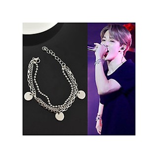 Vòng tay lắc tay Jimin thép titan