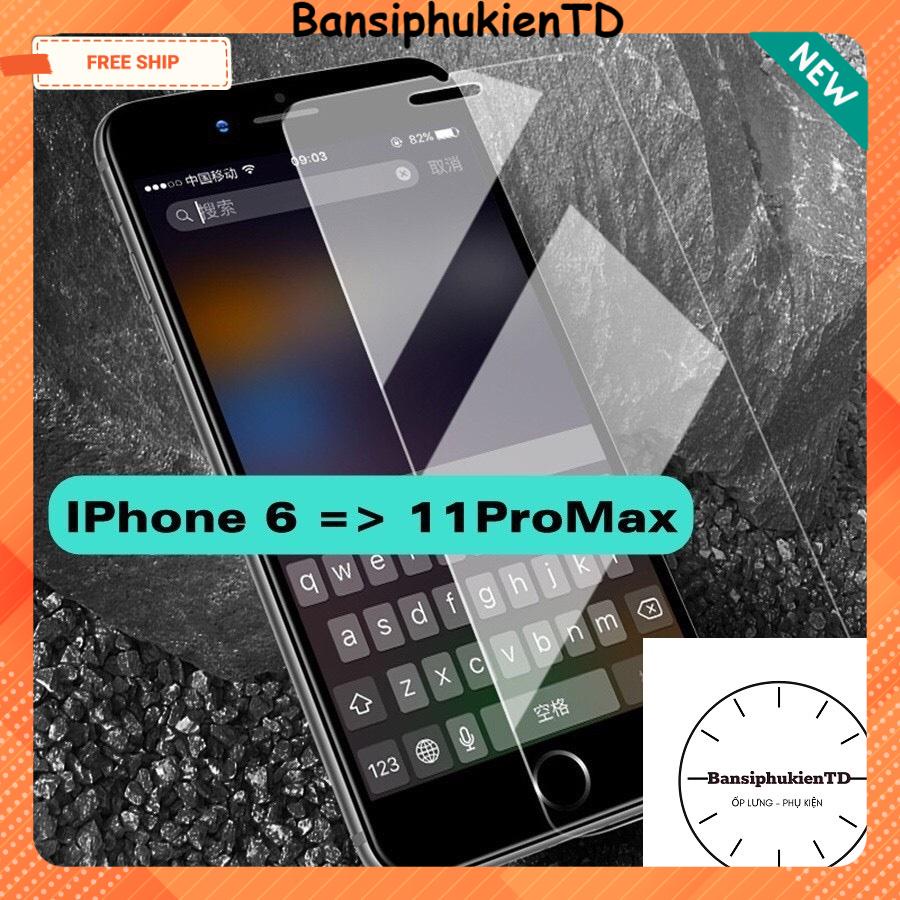 Kính Cường Lực Không Viền IPhone 11ProMax đến 5G Tặng Kèm Giấy Lau