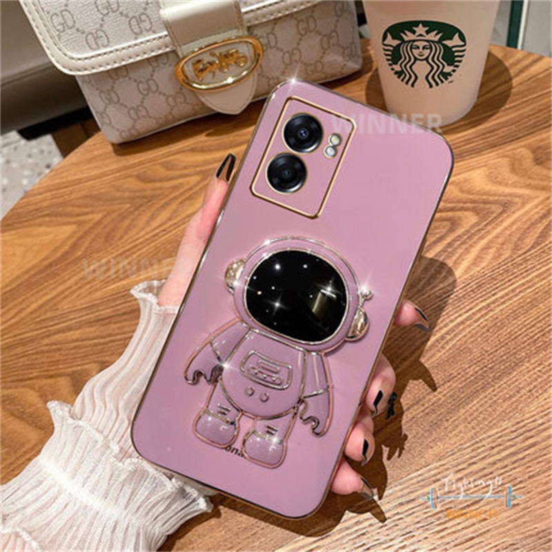Ốp lưng OPPO A77 A57 2022 A95 A74 A54 A52 A92 A53 A33 A15 A15S A96 A76 Ốp Điện Thoại Họa Tiết Phi Hành Gia Cho YHY
