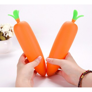 Túi Ví đựng bút cà rốt_bóp cà rốt