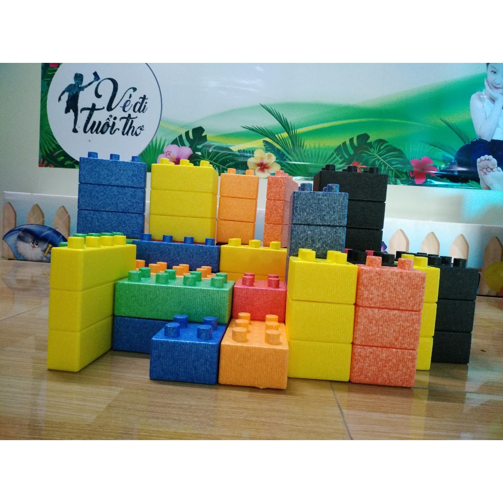 BỘ XẾP HÌNH XỐP 72 CHI TIẾT