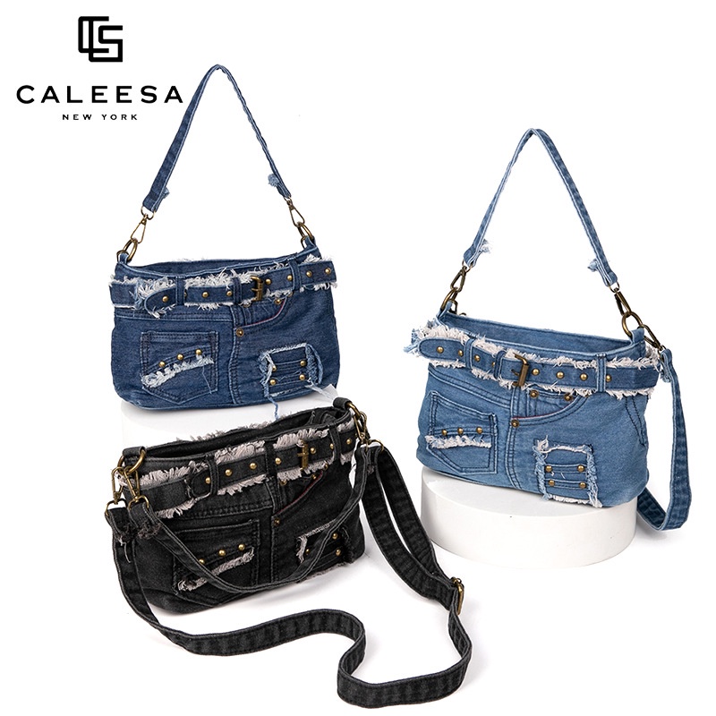 Túi Xách Denim Thời Trang 0811 Logo Mới 2022