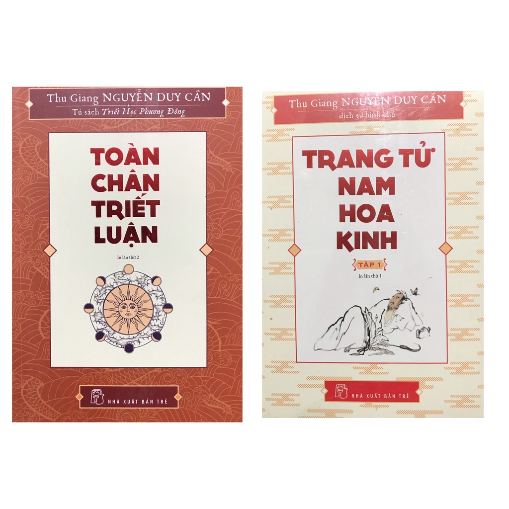 Sách - Combo Toàn chân triết luận + Trang tử nam hoa kinh tập 1