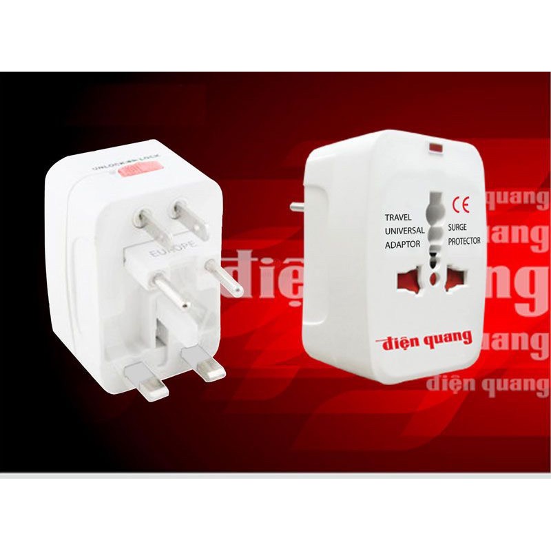 Ổ Cắm Du Lịch Đa Năng ĐIỆN QUANG (Adaptor)