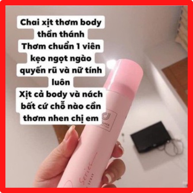 Xịt Thơm Body Thái Lan Rseries Body Spray 75ml - Xịt Khử Mùi Toàn Thân Hương Nước Hoa Ngọt Ngào &amp; Quyến Rũ