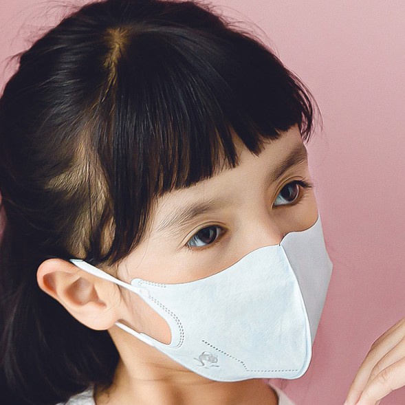 Khẩu trang hình táo 3Q kháng khuẩn dành cho bé từ 2-12 tuổi