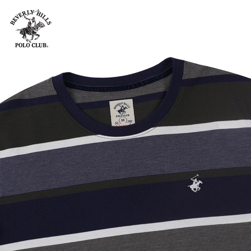 Beverly Hills Polo Club - Áo Tshirt Ngắn tay Nam Slimfit Navy NV- BHPC TSMRSS20TL107