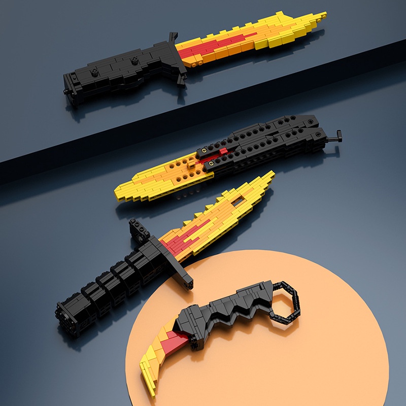 Đồ Chơi Lắp Ráp Kiểu LEGO CSGO Mô Hình Dao Butterfly / M9