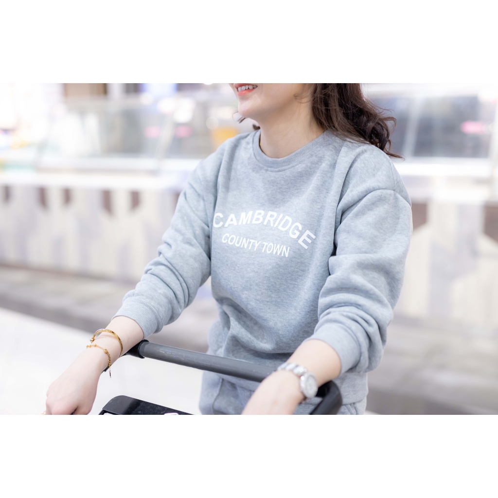 Set nỉ nữ SEFA vải bông bo gấu thu đông nhiều màu