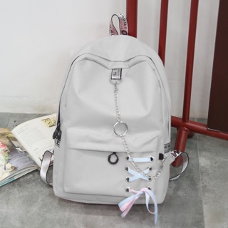 Balo off white phong cách Hàn Quốc