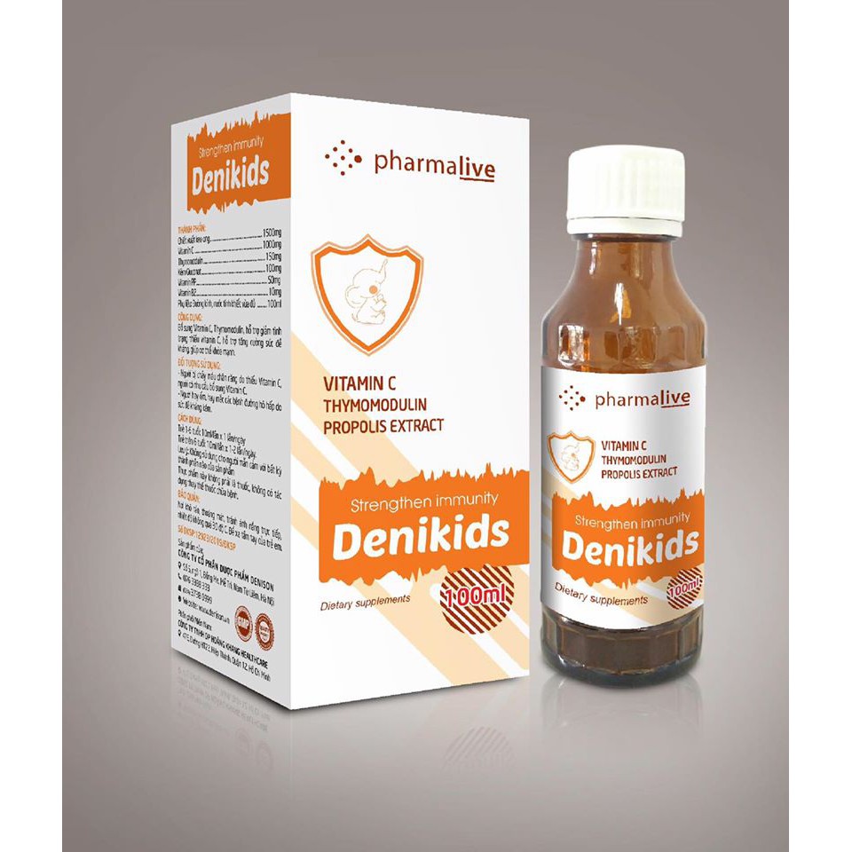 Siro DENIKIDS tăng đề kháng sức khoẻ cho bé chai 100ml