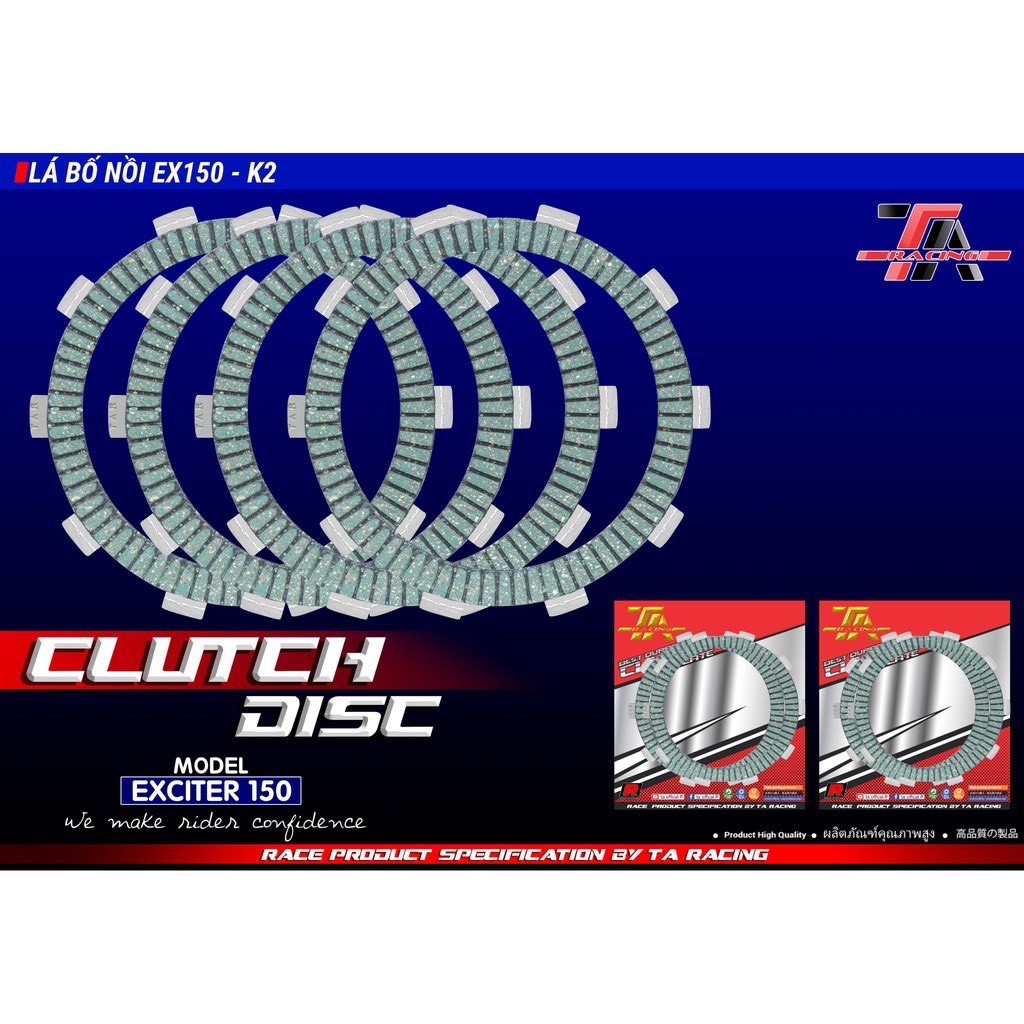 [ COMBO 3 MÓN ] LÒ XO / BỐ NỒI / LÁ SẮT ĐỘ TA RACING EX150 / TFX / MLAS 150