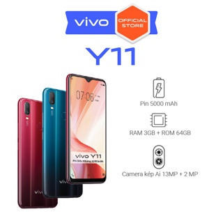 Điện Thoại Vivo Y11 3Gb + 32Gb - Hàng Chính Hãng