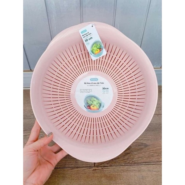 Combo 4 món Thau rổ Inochi Size lớn 30cm