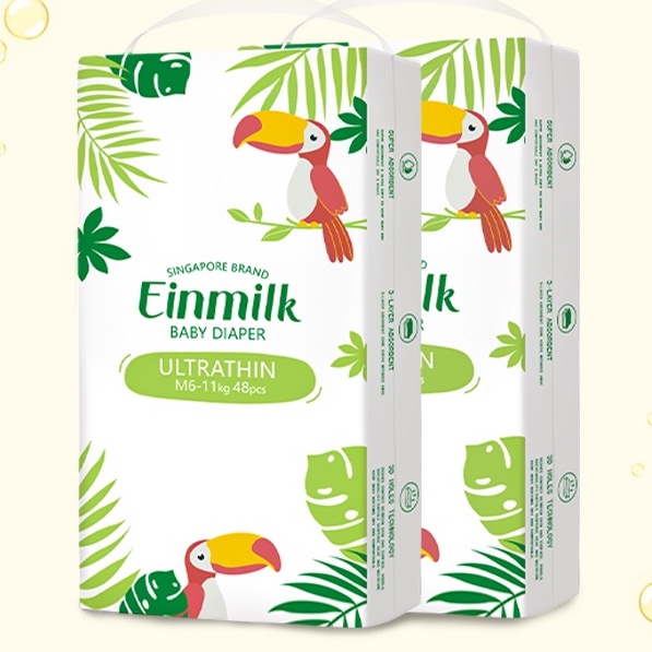 [Einmilk.ân ninh]Tả quần Einmilk siêu mỏng size L40-XL38-XXL35-XXXL33 miếng một bịch , thấm hút và không tràn