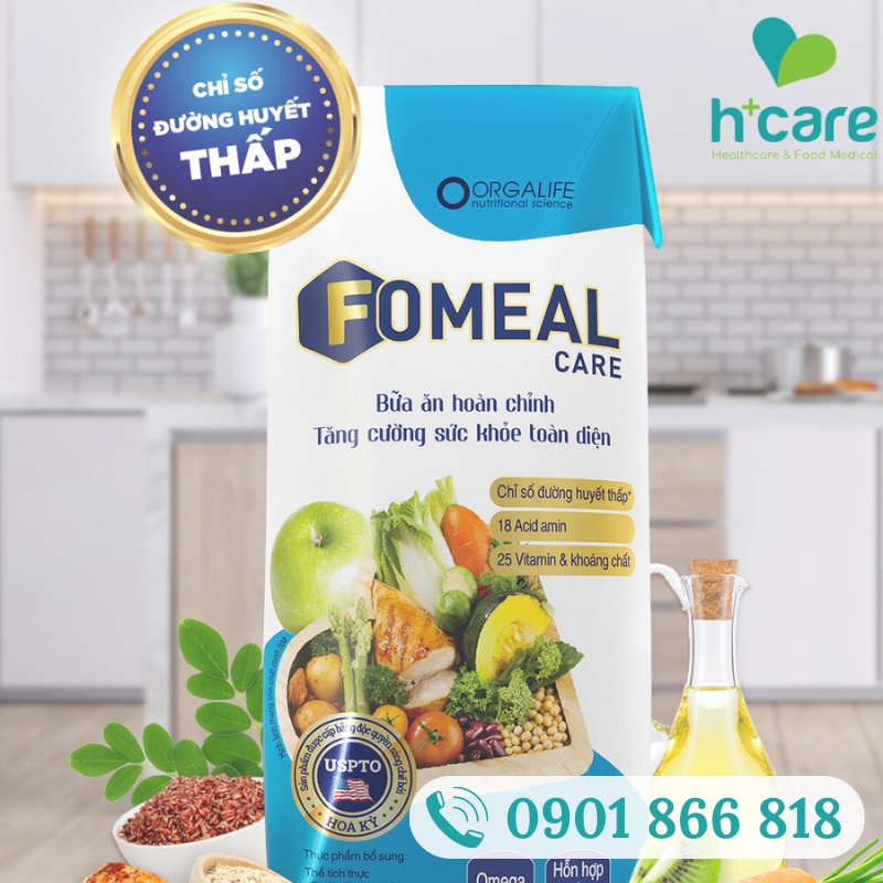 TPBS Orgalife  Fomeal Care 250ml - Dinh dưỡng trọn vẹn cho người cao tuổi và trung niên