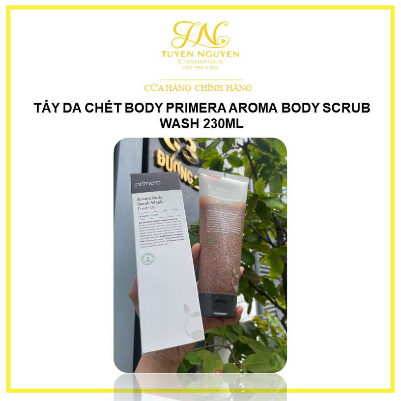 Tẩy da chết body Primera Aroma Body Scrub Wash 230ml