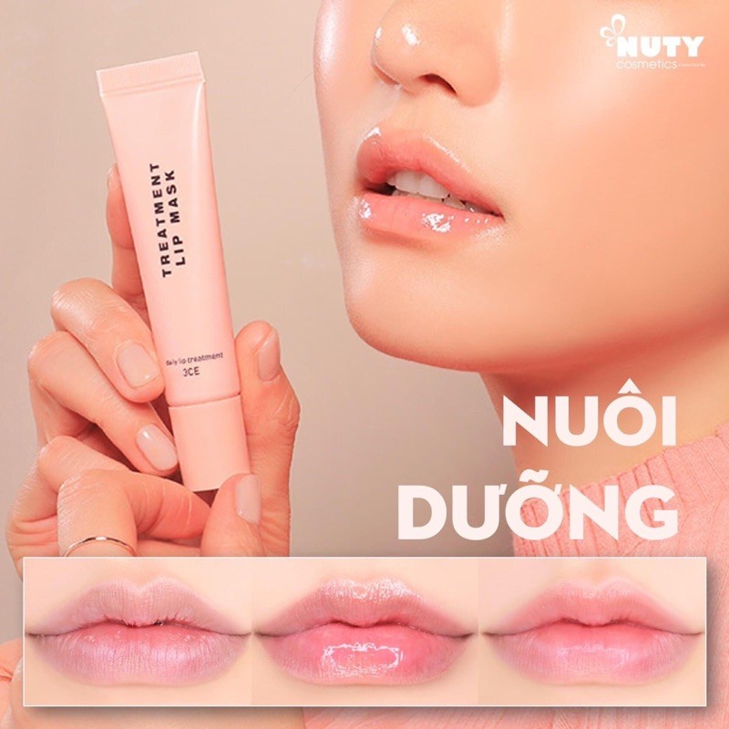 Mặt Nạ Ngủ Dưỡng Môi Ẩm Mượt 3CE Treatment Lip Mask 15ml