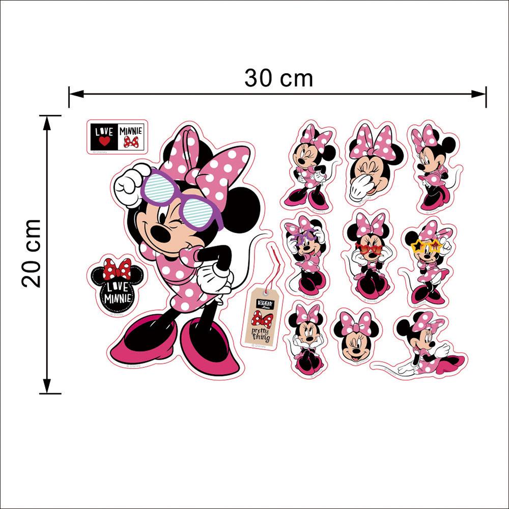 Miếng Dán Trang Trí Hình Chuột Mickey Minnie Đáng Yêu
