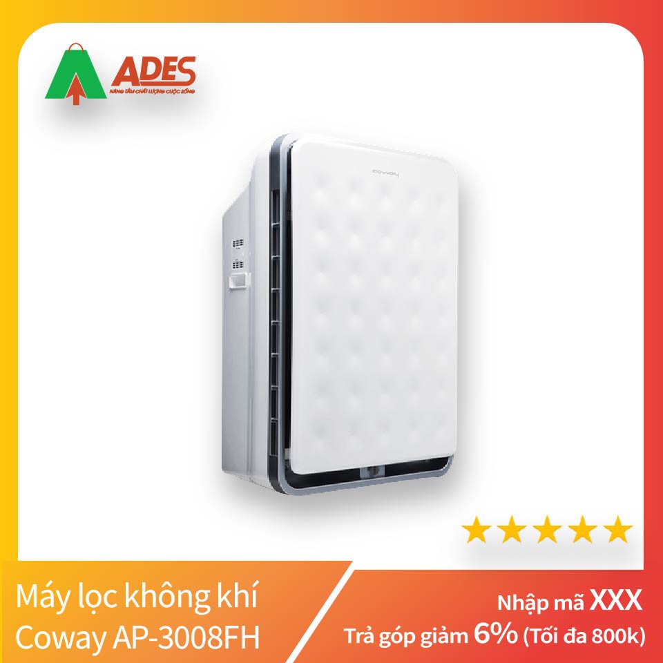 [Mã 154ELSALE2 giảm 7% đơn 300K] [COWAY AP-3008FH] Máy lọc không khí Coway AP-3008FH | BẢO HÀNH CHÍNH HÃNG 1 NĂM