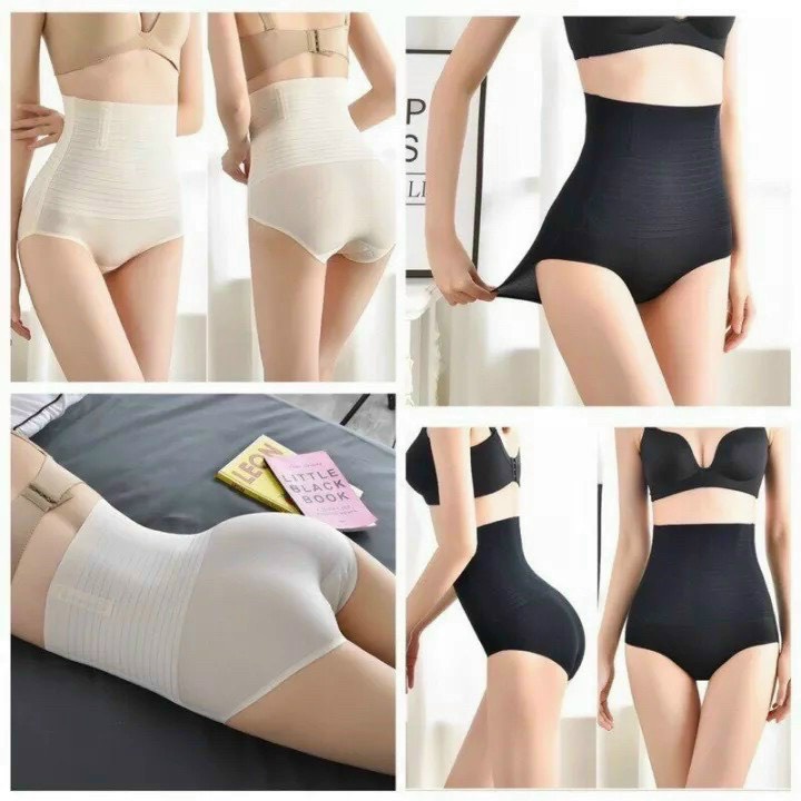 Quần Lót Gen Nữ Su Nước Cạp Cao Nịt Bụng Định Hình Eo Hỗ Trợ Nâng Mông Cao Cấp 887