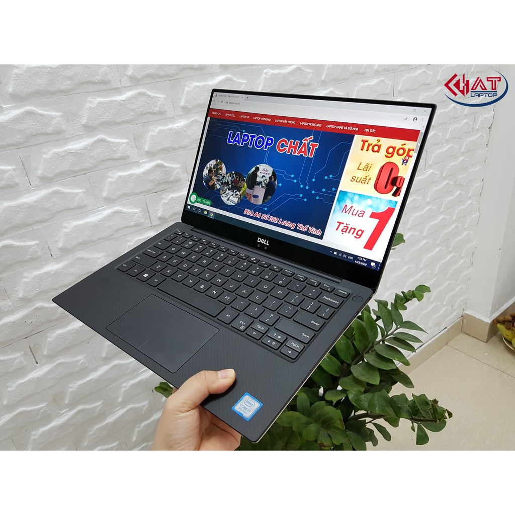 Laptop xách tay Dell XPS 9370 Core i7 8550U / Ram 16GB / SSD 512GB / 4K Touch cảm ứng đa điểm | BigBuy360 - bigbuy360.vn