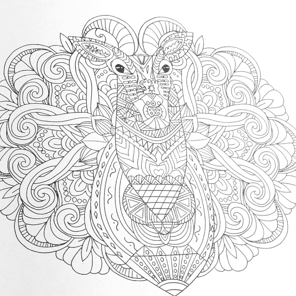 Sách Tô Màu In Chữ Tiếng Anh Độc Đáo Cho Người Lớn