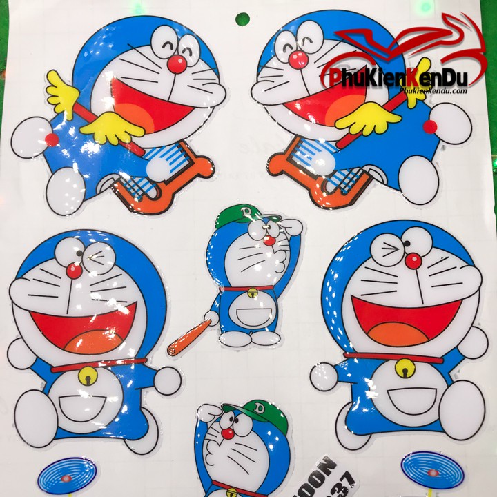 TEM NỔI DORAEMON NGUYÊN TẤM [TẶNG KÈM 1 TEM STICK]