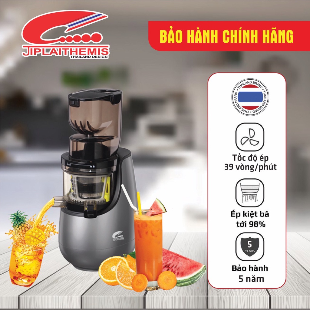 [ Bảo Hành 5 Năm  ] Máy ép chậm 3 trong 1 JIPLAI-JL03 - Ép hoa quả nguyên trái, vắt cam, làm kem đa tiện lợi dễ sử dụng