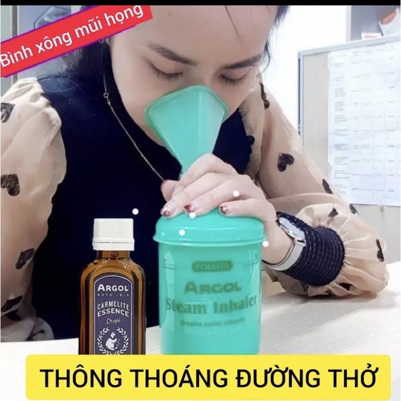 Bình xông mũi – ARGOL STEAM INHALER (loại 1 chính hãng)