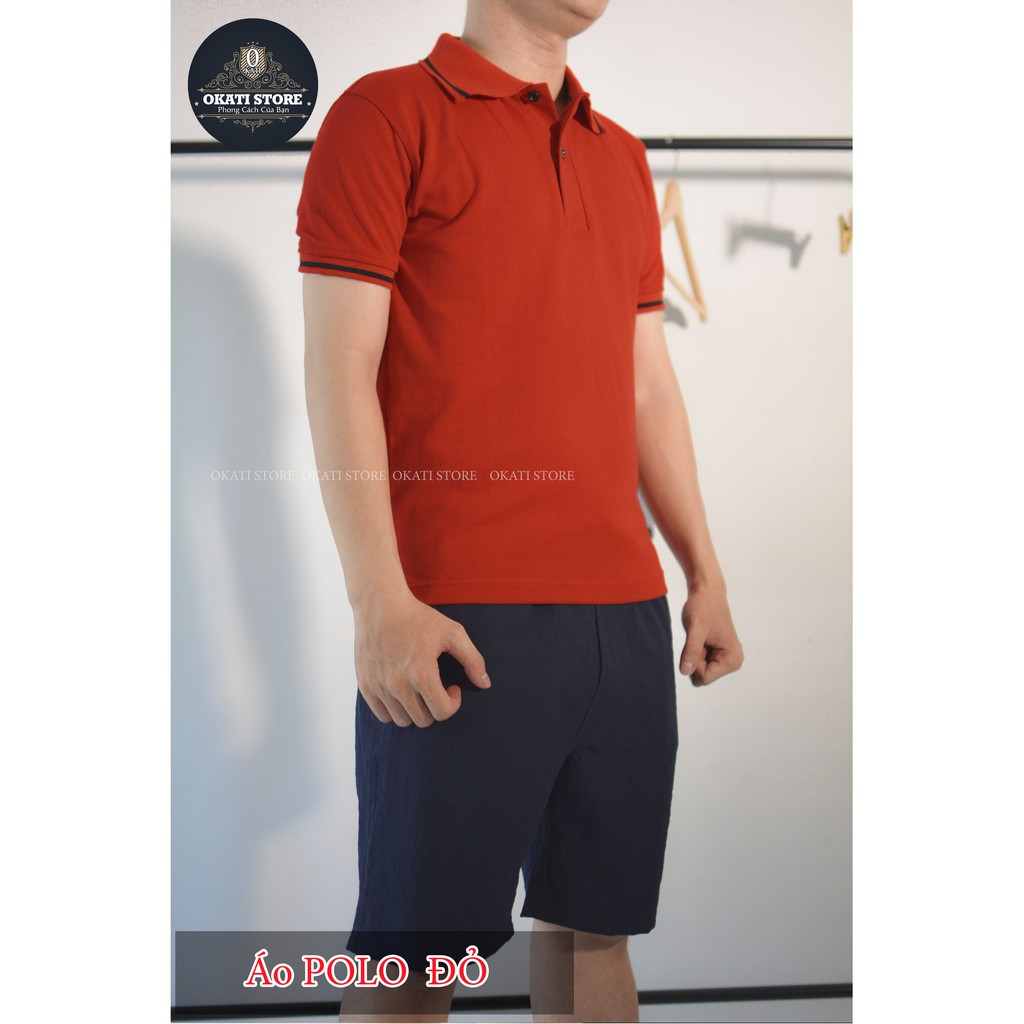 Áo Polo nam trơn , áo phông nam có cổ chất cá sấu POLO PLC001 | BigBuy360 - bigbuy360.vn