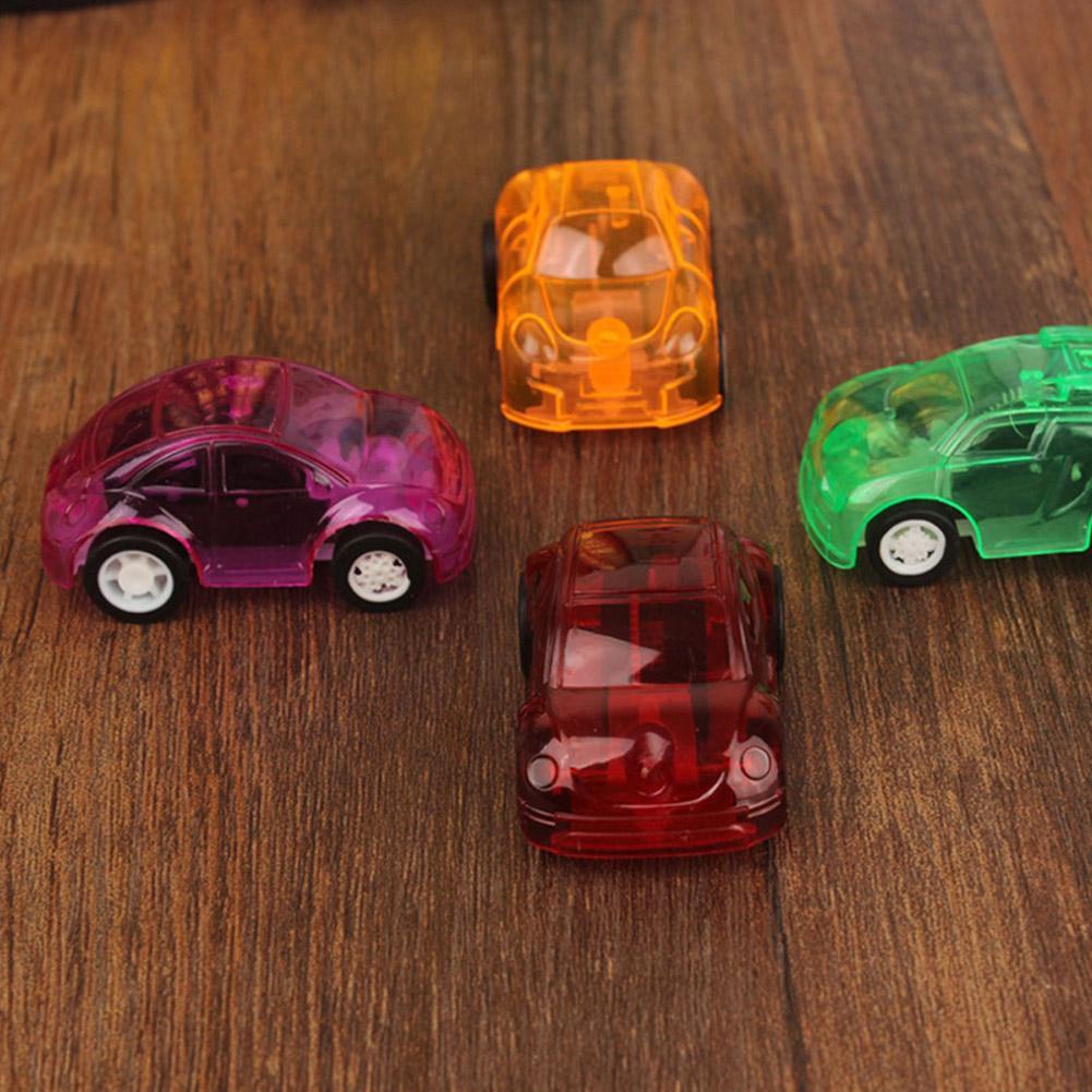 Xe Đồ Chơi Xếp Hình Mini Trong Suốt S3D4