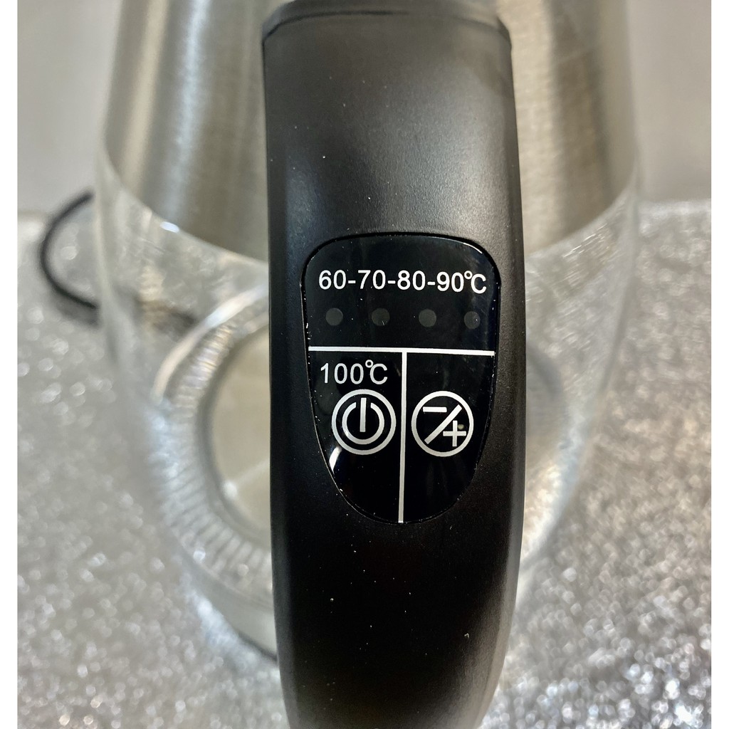 Ấm Điện Thủy Tinh Siêu Tốc Điều Chỉnh Nhiệt Độ Lock&Lock EJK341 , Bảo Hành 12 Tháng, Hàng Chính Hãng - Happi House