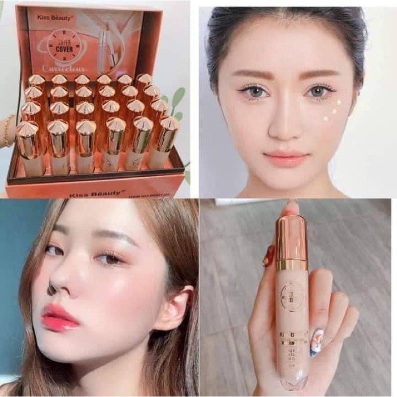 Kem che khuyết điểm Super Cover kiềm dầu Kiss Beauty | BigBuy360 - bigbuy360.vn