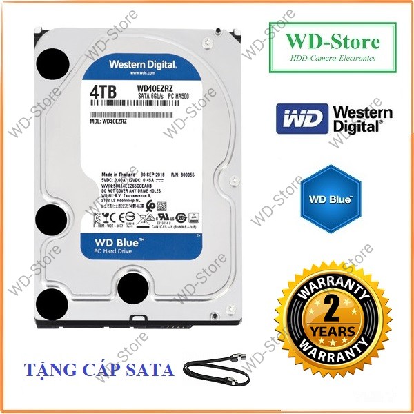 Ổ cung HDD WD Blue dung lượng 4TB | WebRaoVat - webraovat.net.vn