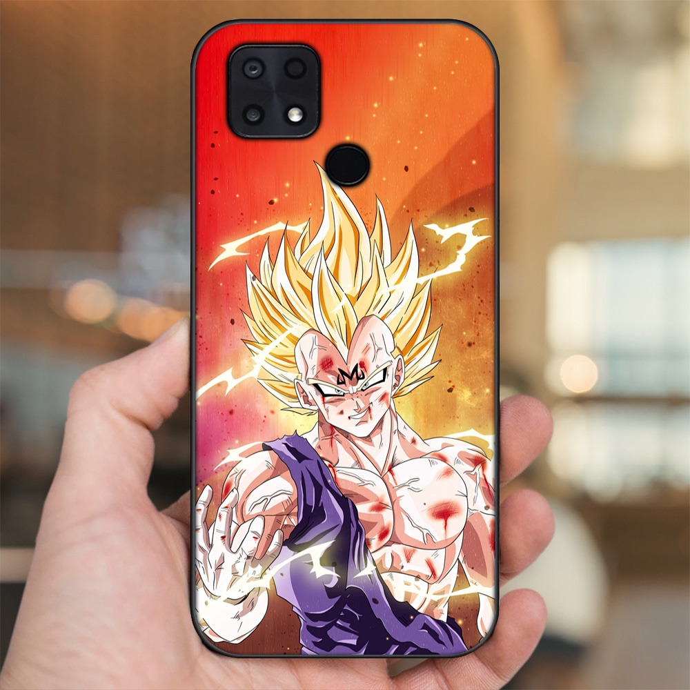Ốp lưng Xiaomi Poco C40 viền đen in hình Vegeta Dragon Ball