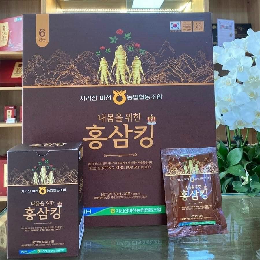 Nước Hồng Sâm Red Ginseng King Of My Body Hàn Quốc 30 Gói x 50ml