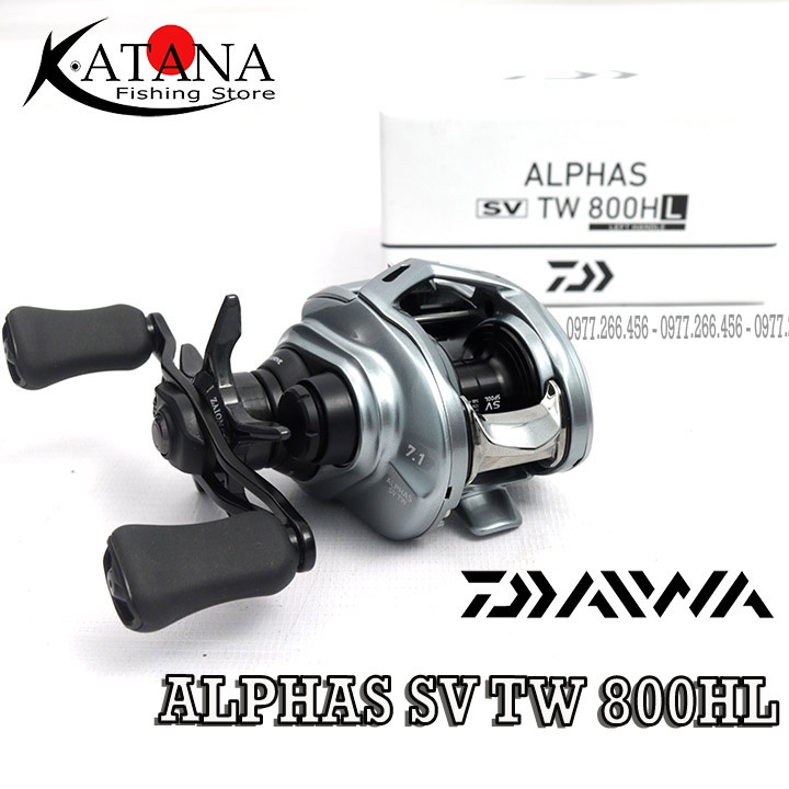 Máy câu Lure cao cấp Daiwa Alphas SV TW 800 HL