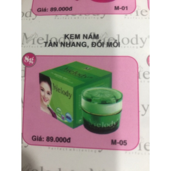 Kem Melody Nám Tàn Nhang Đồi Mồi 8g