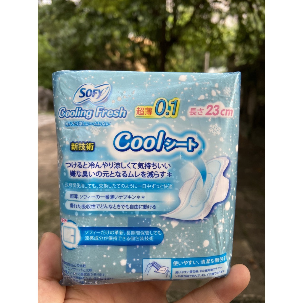 BĂNG VỆ SINH SOFY COOLING FRESH UTRAL 0.1 23CM- 8 miếng