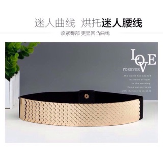 Đai váy thắt lưng vảy cá
