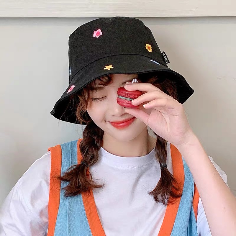 Mũ xô MG STUDIO họa tiết hoa thời trang