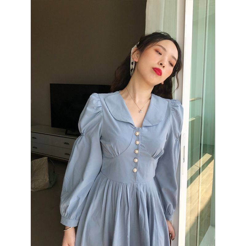 Đầm Thiết Kế Mới Thời Trang Mùa Thu Theo Phong Cách Pháp Cho Nữ